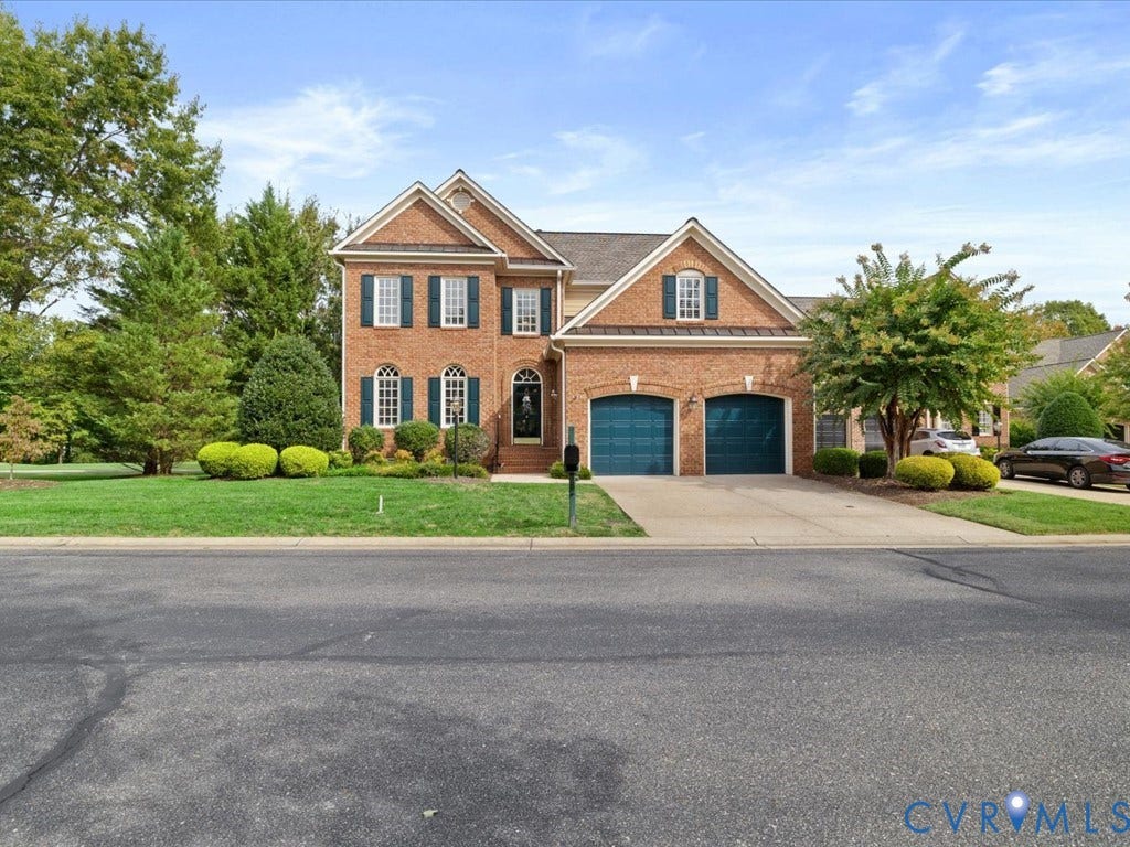 12126 Club Commons Drive, Club Commons, Glen Allen, VA 23059 Brick exterior with a gabled roof and arched windows