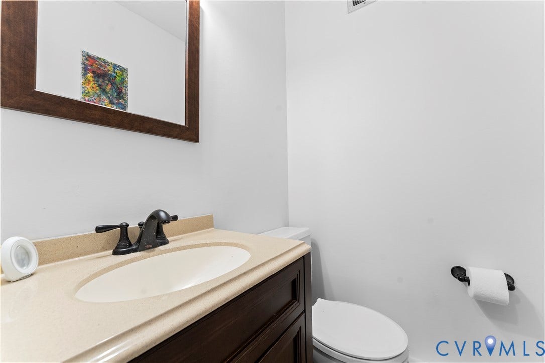 109 Webster Road, Sandston, VA 23150 Vanity with a light-colored countertop and integrated sink