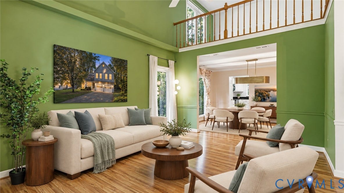 Room to gather & unwind

This image has been virtually staged
