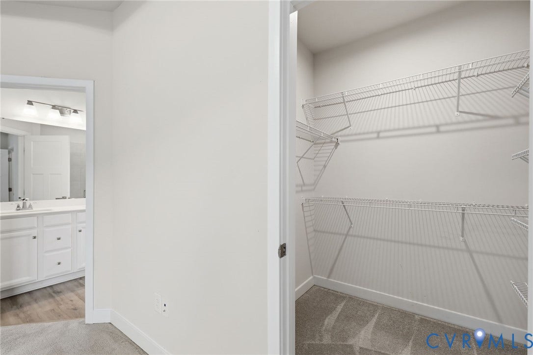 Primary closet.