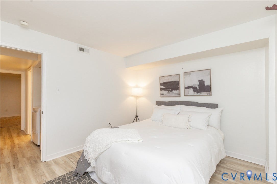 10404 Iron Mill Road, Chesterfield, VA 23235 Light wood-finish flooring with white walls and trim throughout