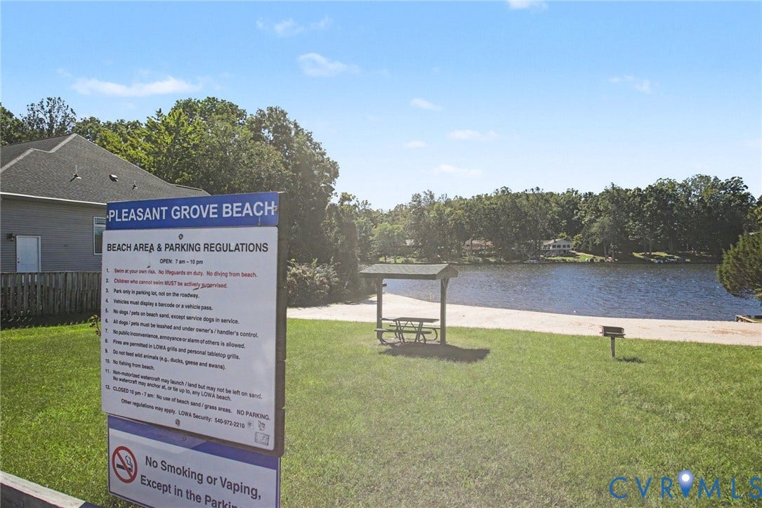 106 Carriage Ct, Locust Grove, VA 22508 one of the beaches in the community