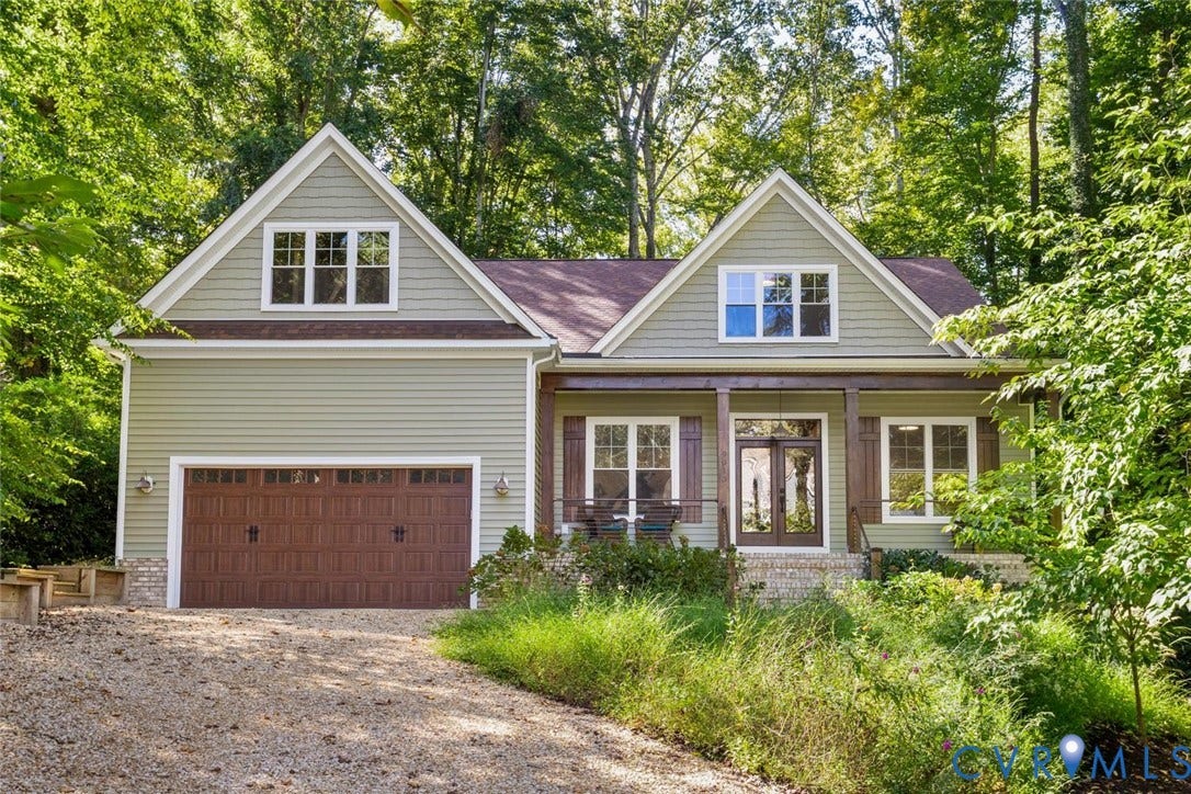 9013 Old Holly Road, Southhampton, Richmond, VA 23235 Craftsman-style exterior with light green siding and brown trim