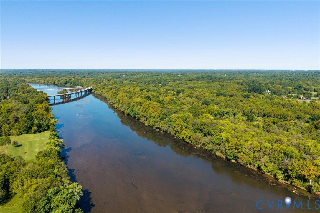 9013 Old Holly Road, Southhampton, Richmond, VA 23235 Expansive waterway surrounded by dense green forestry