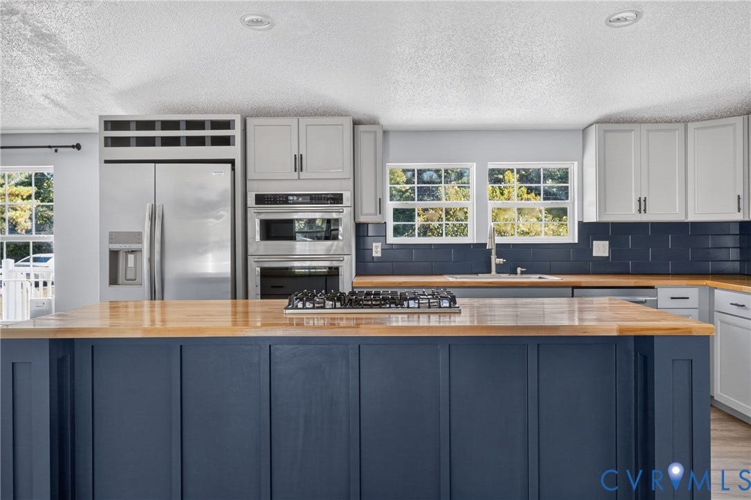 8211 Brills Road, Dinwiddie, VA 23872 Central island with wood-finish countertop