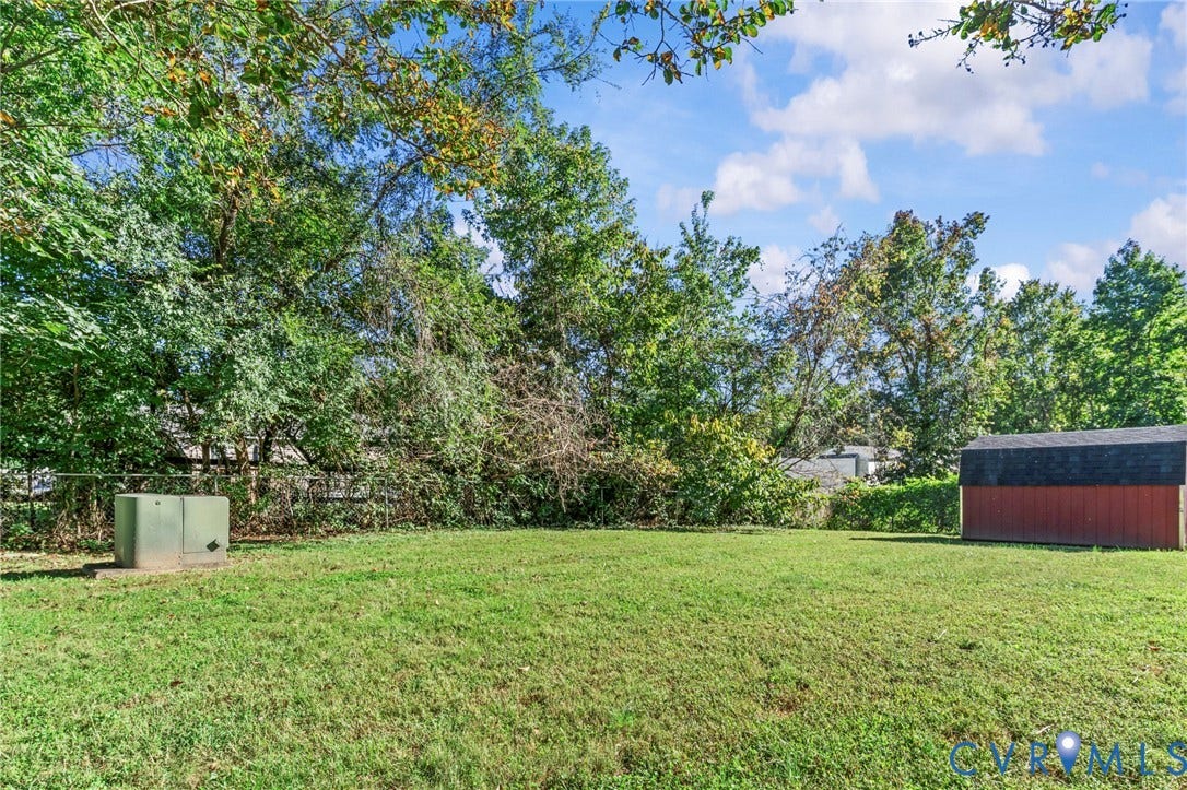 Another view of the large yard