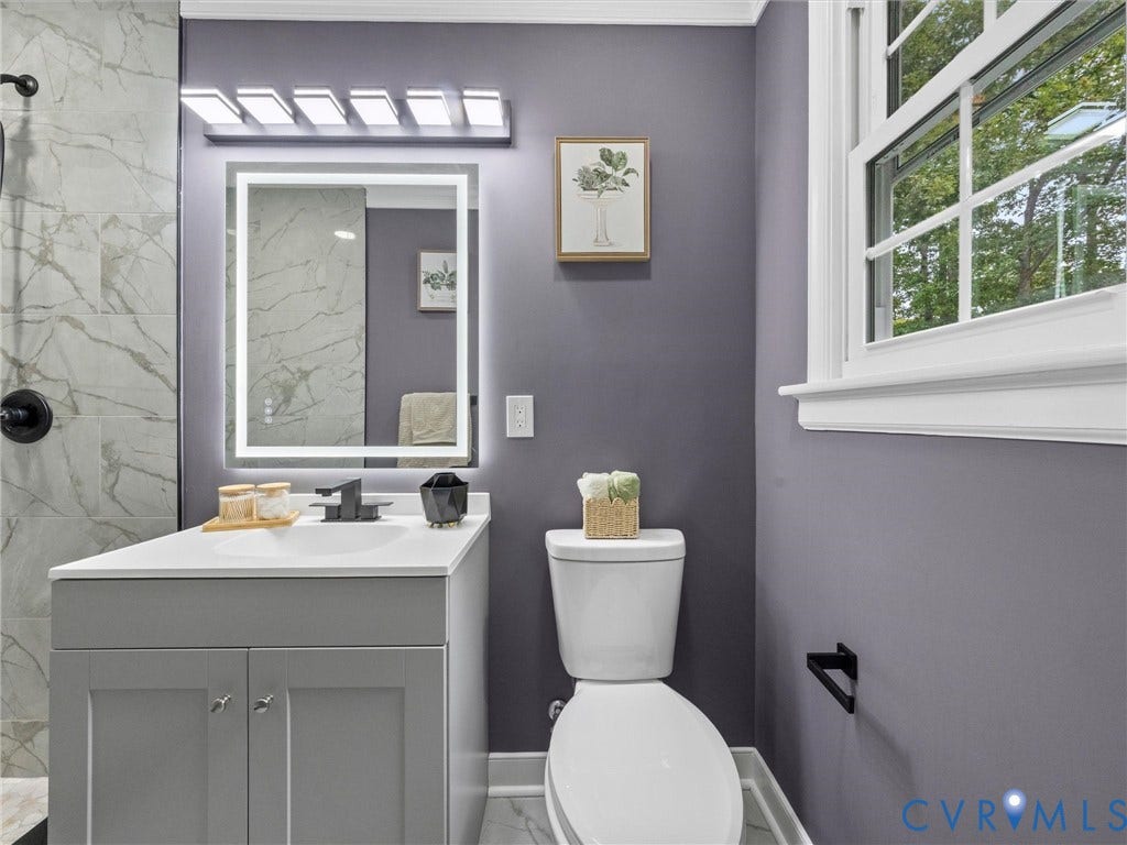 2031 Esquire Road, Midlothian, VA 23235 Integrated vanity with a white countertop and undermount sink
