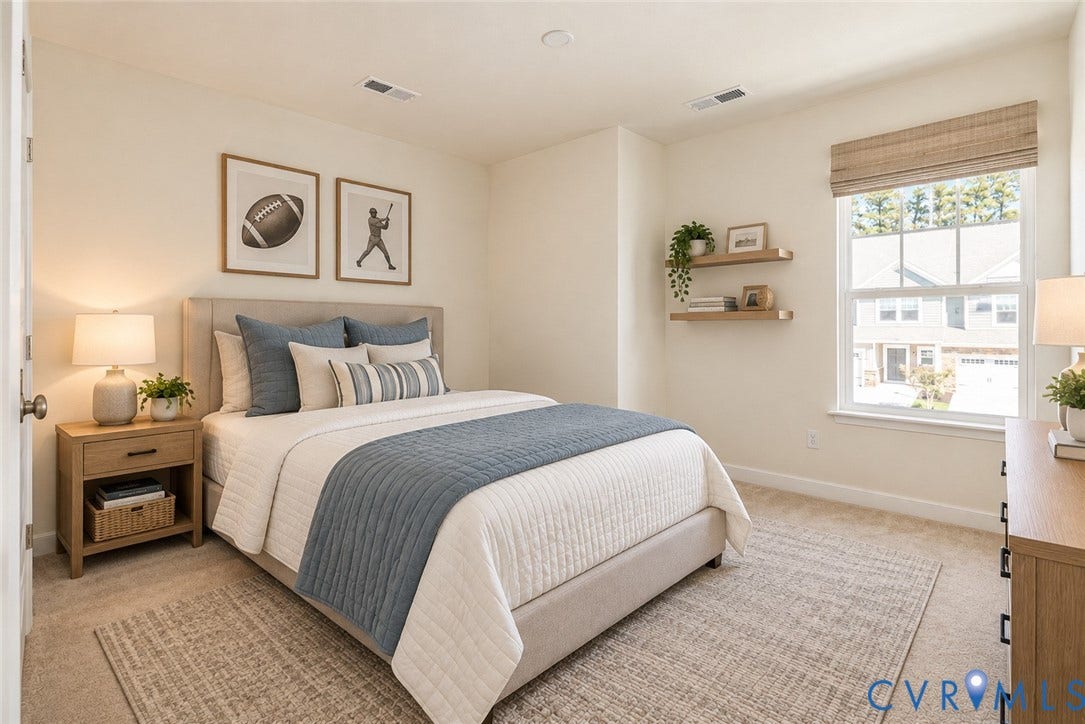 Virtually Staged family bedroom 3  for inspiration