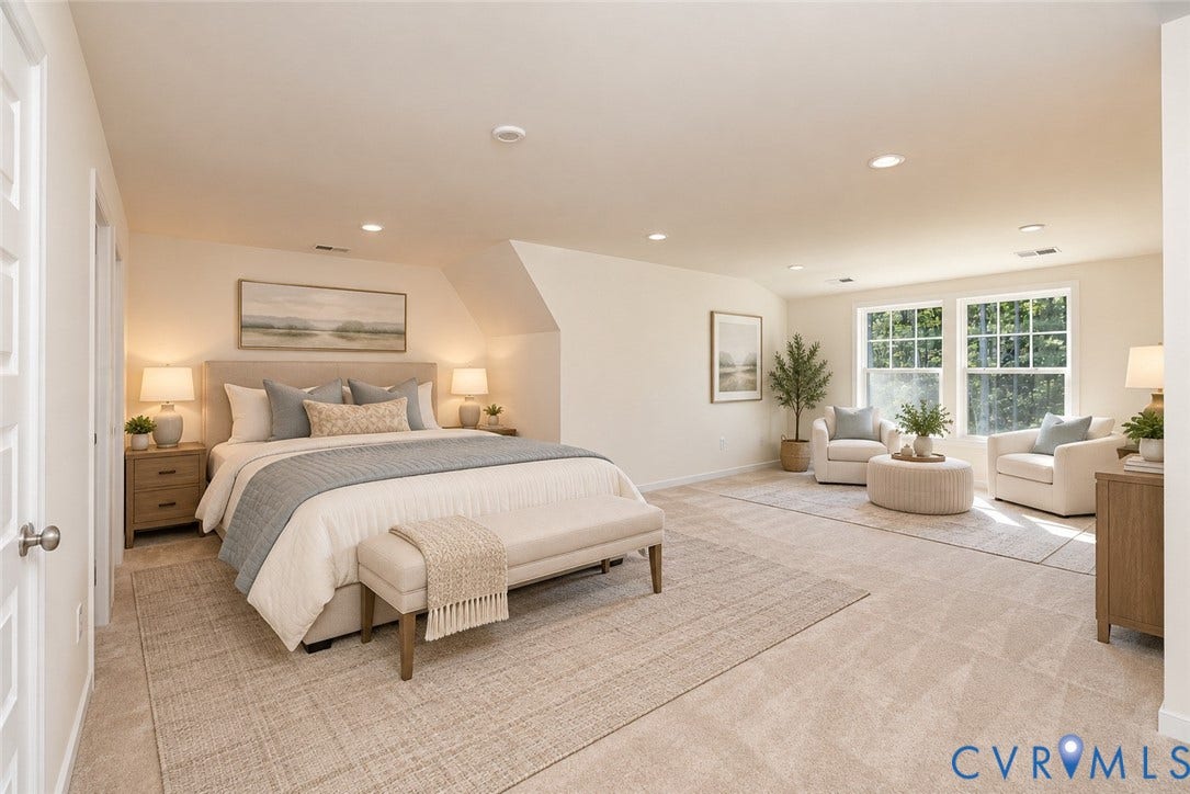 Virtually Staged 3rd floor for inspiration