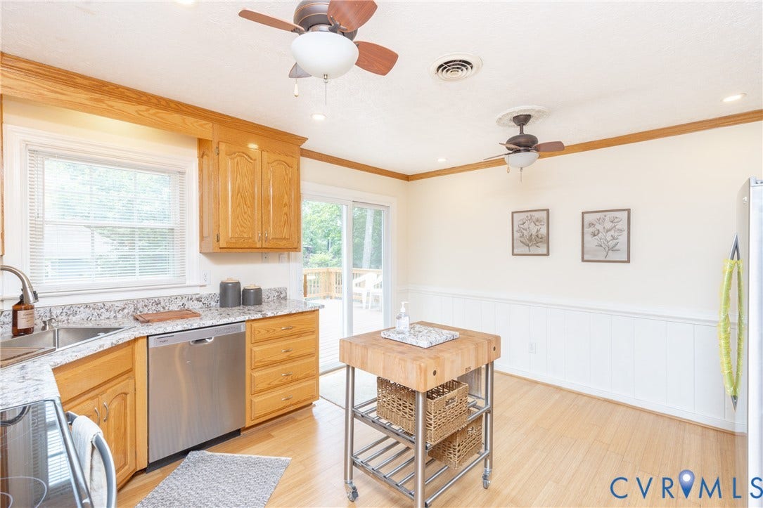 4104 Birchleaf Court, Chester, VA 23831 Granite countertops, bamboo flooring, access to rear deck