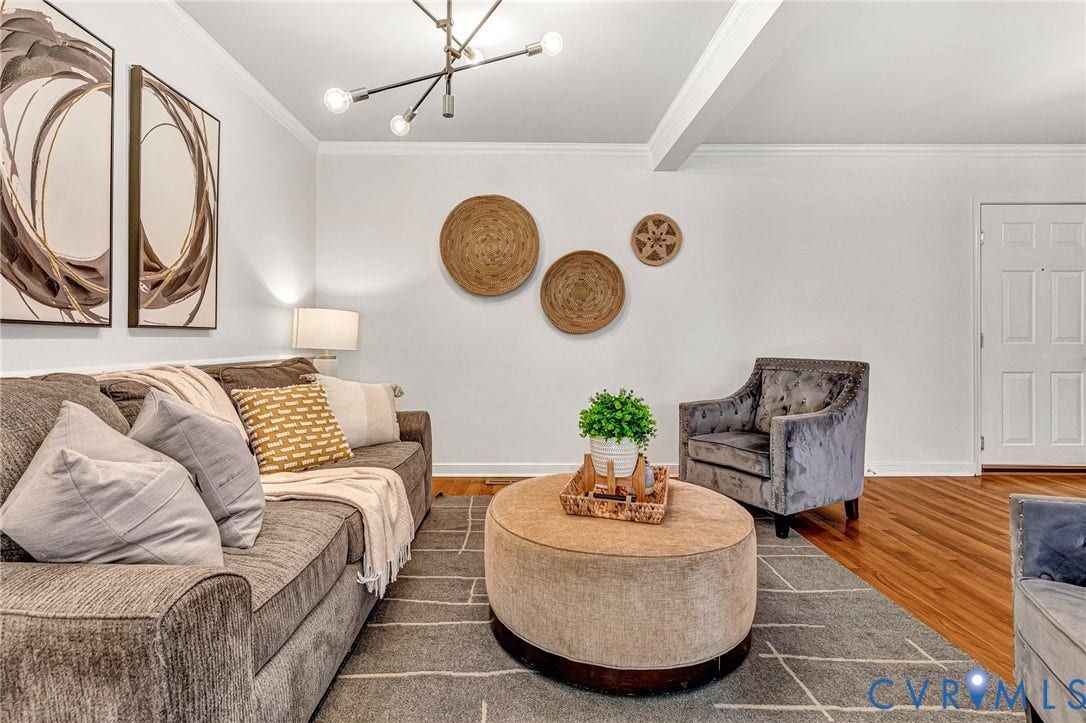 4520 Grove Avenue, #U5, Westhampton, Richmond, VA 23221 Recessed lighting, wood-finish flooring, and crown molding