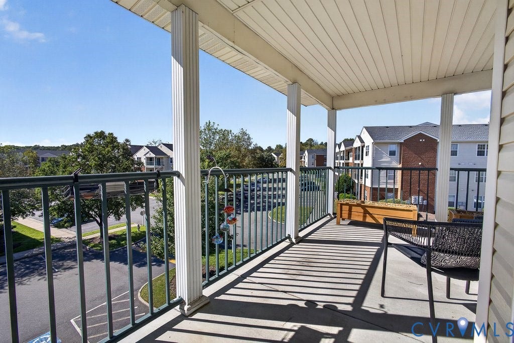 Large wrap around balcony