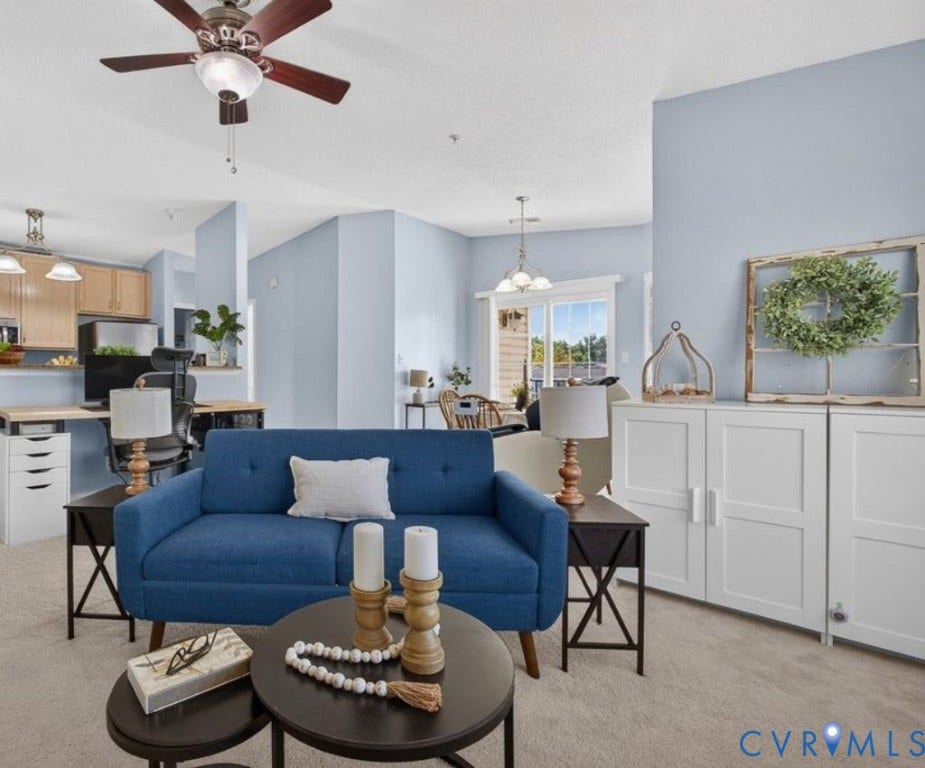 Tons of natural light in this corner unit!