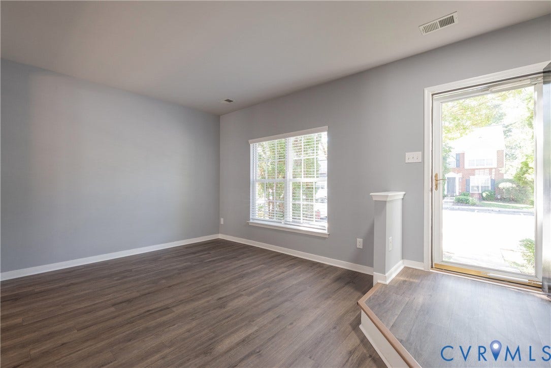 New flooring, ample natural light