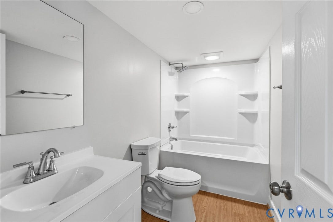 Full Bath in Basement