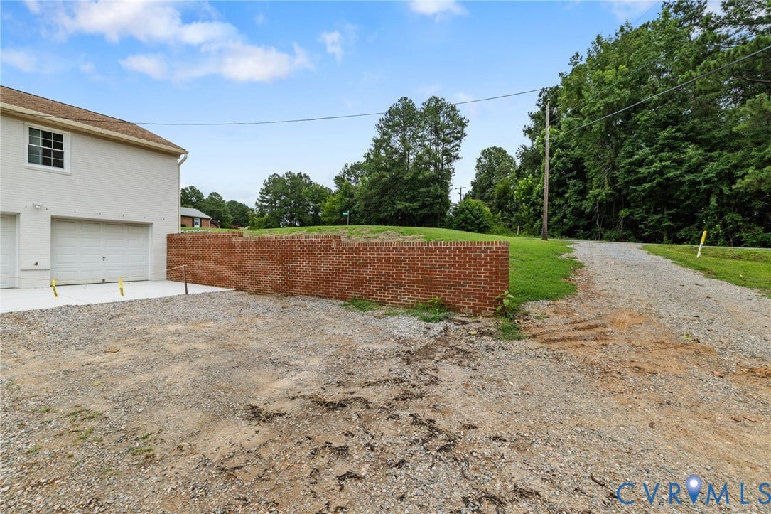 Rear Driveway