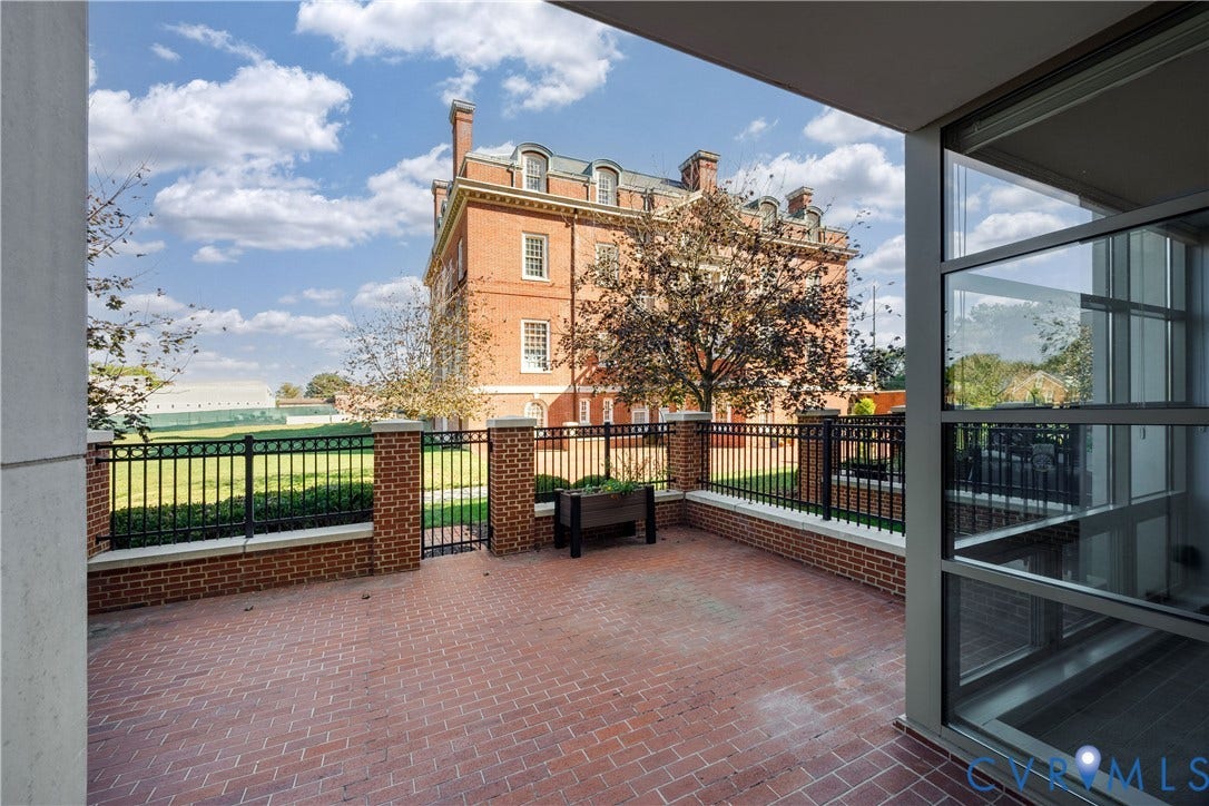 1350 Westwood Avenue, #U105, Ginter Park, Richmond, VA 23227 Private Patio