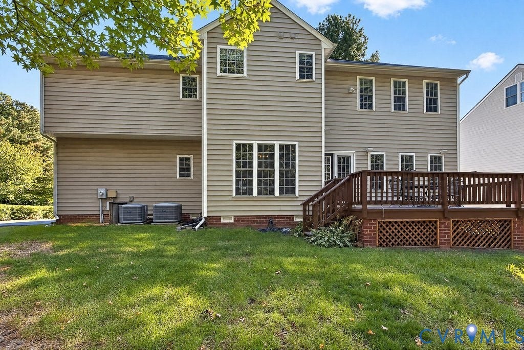 5131 Park Meadows Court, Glen Allen, VA 23059 Exterior view, back of home