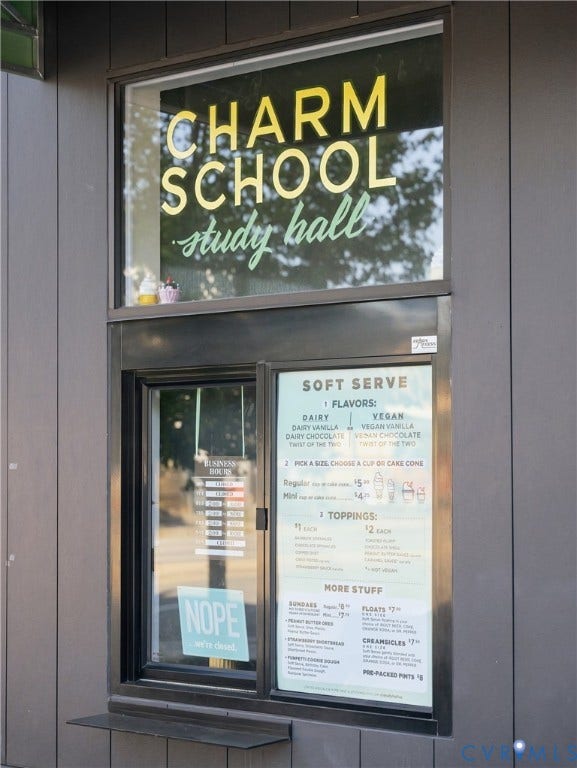 5612 Riverside Heights Way, Richmond, VA 23225 Enjoy a local ice cream stop at Charm School, one of the independent food destinations near Riverside Heights.