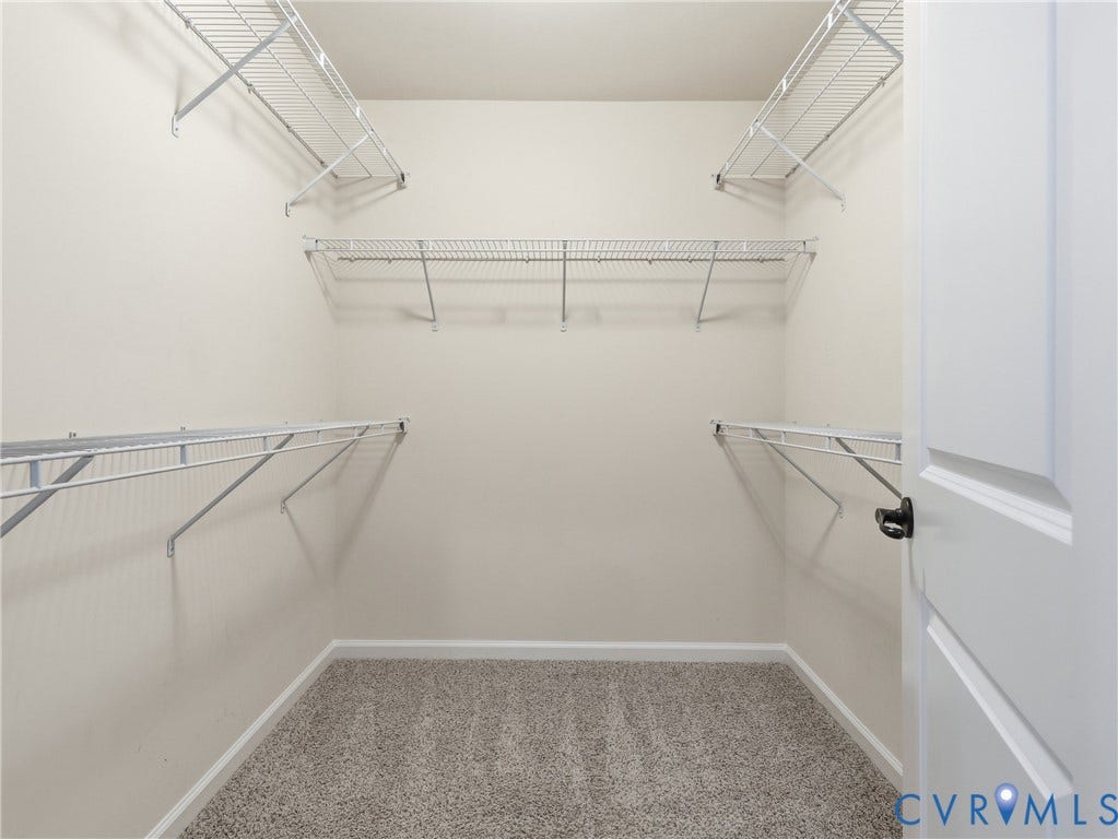 5612 Riverside Heights Way, Richmond, VA 23225 Generously sized walk-in closet with shelving
