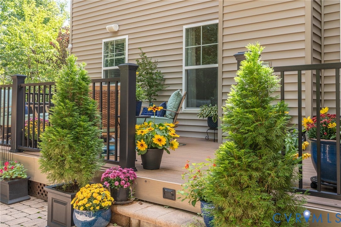 15412 Greenley Place, Hartridge At Harper's Mill, Chesterfield, VA 23832 Low-maintenance Trex materials allow more time to enjoy the outdoors and less time devoted to upkeep.