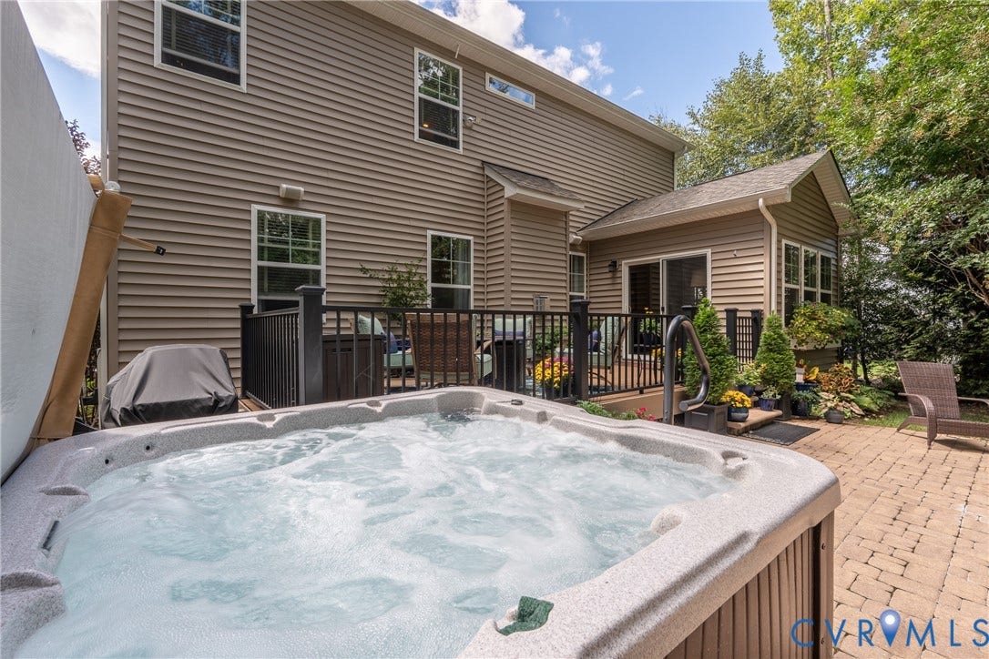 15412 Greenley Place, Hartridge At Harper's Mill, Chesterfield, VA 23832 Ahhh....hot tub conveys!