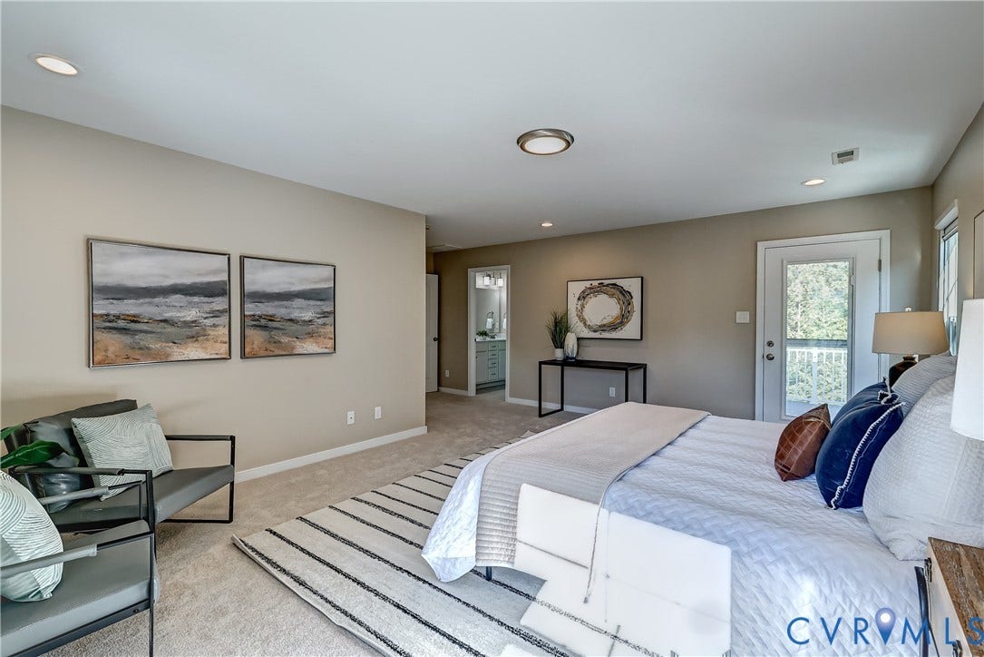 14800 Diamond Creek Terrace, Midlothian, VA 23113 Carpeted flooring throughout, recessed lighting, and a glass-paneled door