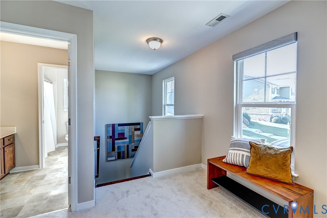 14800 Diamond Creek Terrace, Midlothian, VA 23113 Here is the landing to the Loft and the smart, hall bath entrance