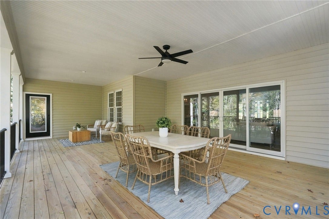 14010 Summercliff Trail, Chesterfield, VA 23832 You Can Use the Large Slider from the Great Room or the Patio Door from the Primary
Bedroom to Gain Access to the Porch