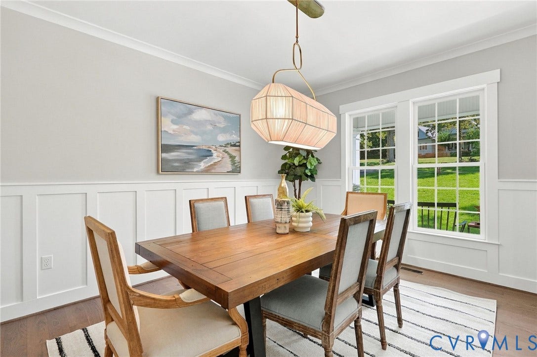14010 Summercliff Trail, Chesterfield, VA 23832 Wainscoting & Crown Molding Add to the Elegance of the Room