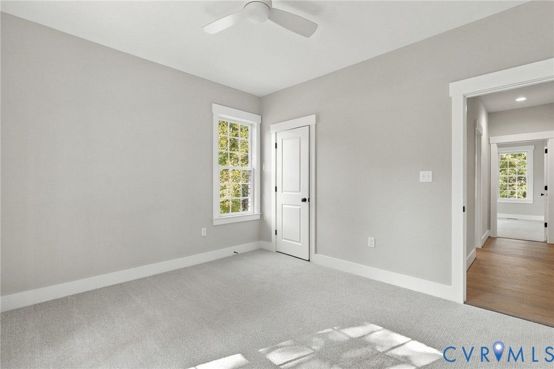 14010 Summercliff Trail, Chesterfield, VA 23832 Bedroom 2 has a Large Closet & Shares a Bathroom w/Bedroom 3
