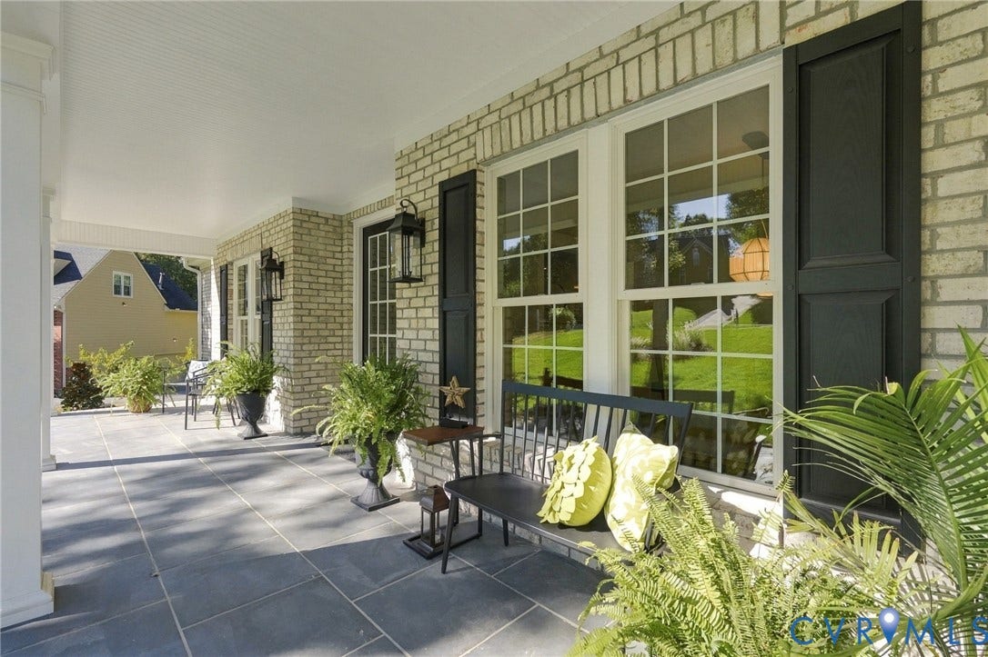 14010 Summercliff Trail, Chesterfield, VA 23832 Concret Columns, Brick Steps, Black Shutters & Light Fixtures Make This Feel Like Home