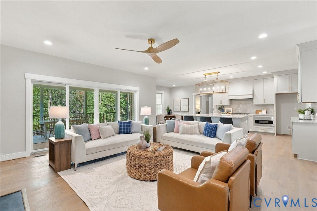 14010 Summercliff Trail, Chesterfield, VA 23832 There's a Ceiling Fan & Recessed Lighting