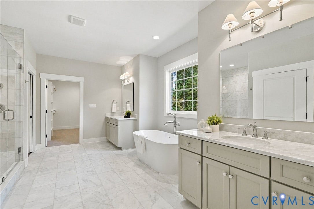 14010 Summercliff Trail, Chesterfield, VA 23832 Large Vanities w/Marble Tops & Polished Nickel Accessories are Gorgeous
