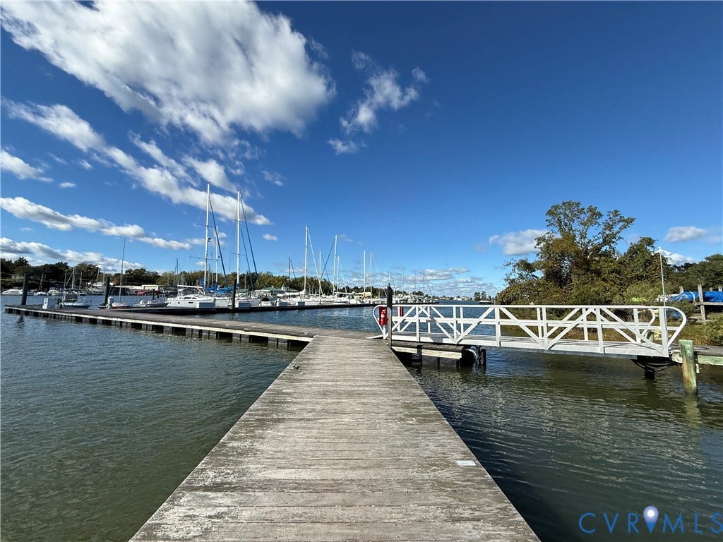 #30 Molly's Way, Urbanna, VA 23175 Wooden pier providing access to marine berths