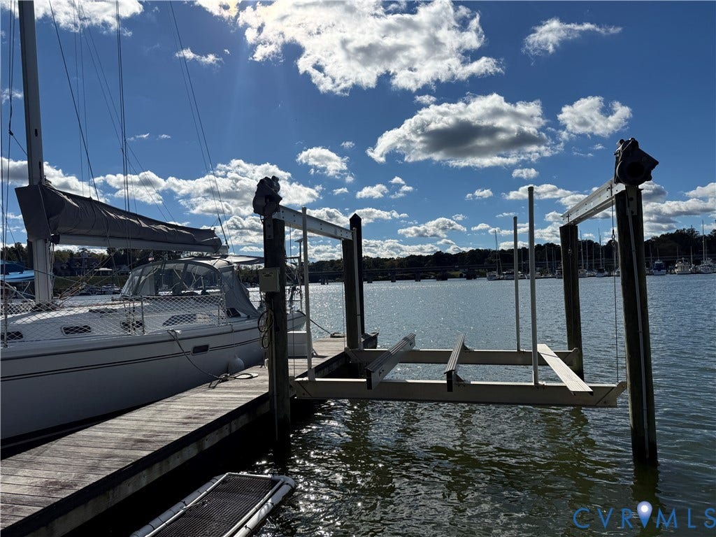#30 Molly's Way, Urbanna, VA 23175 Private dock with boat lift and direct water access