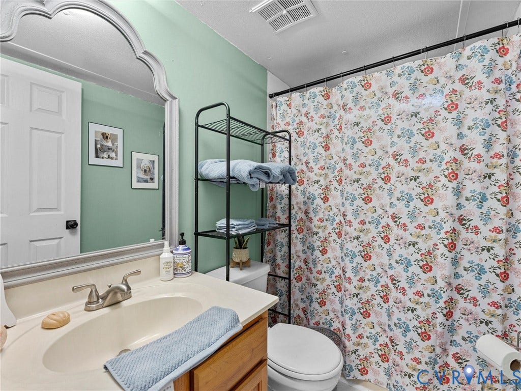 17009 Lansmill Drive, South Chesterfield, VA 23834 Built-in vanity with a single basin sink and dual-handle faucet