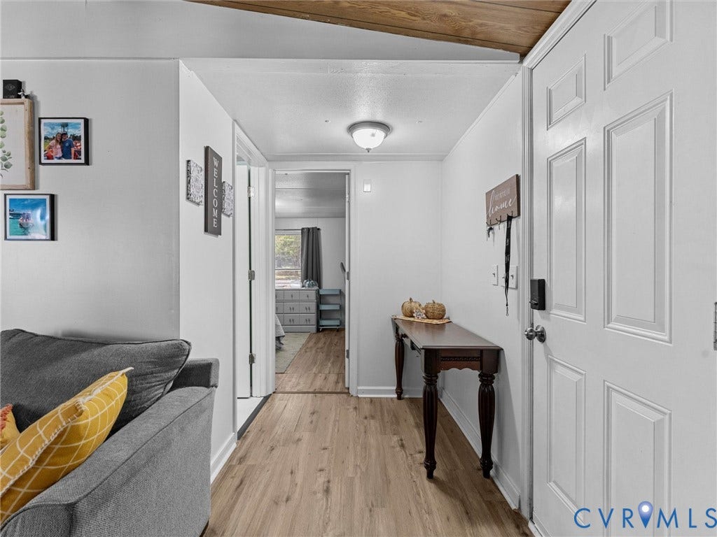 17009 Lansmill Drive, South Chesterfield, VA 23834 Paneled entry door with dark hardware