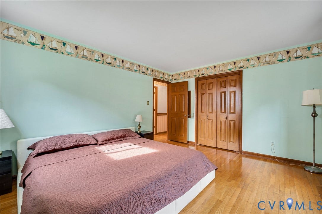 7516 Oakmont Drive, Henrico, VA 23228 Hardwood flooring, painted walls, and wood panel doors