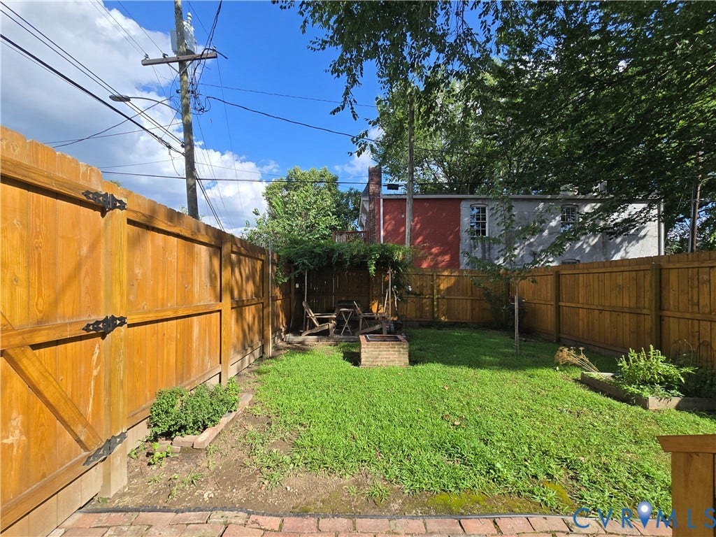 Shared Fenced-In Back Yard