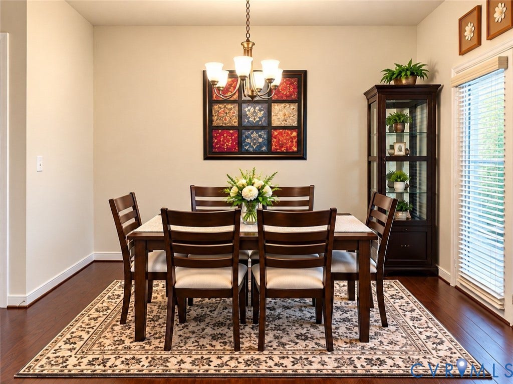 10507 Benoni Trail, Glen Allen, VA 23059 Hardwood flooring, recessed lighting, and a glass-paneled door