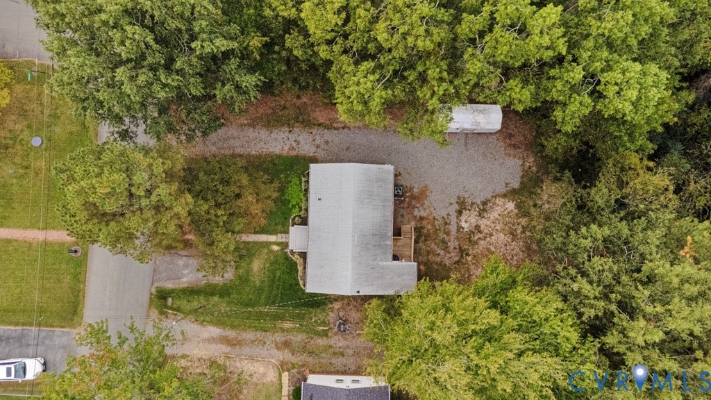 4130 Sprenkle Lane, Wistar Heights, Henrico, VA 23228 Mature tree coverage surrounding the property