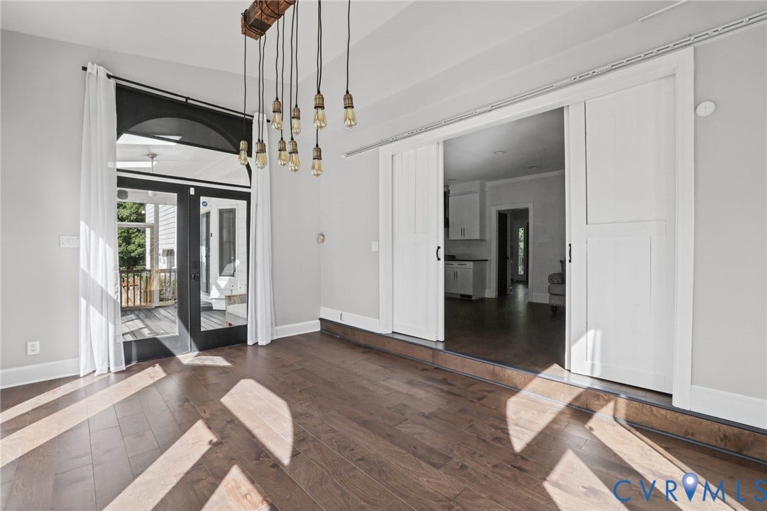 Sun Room opens to Screen Porch and Family Room