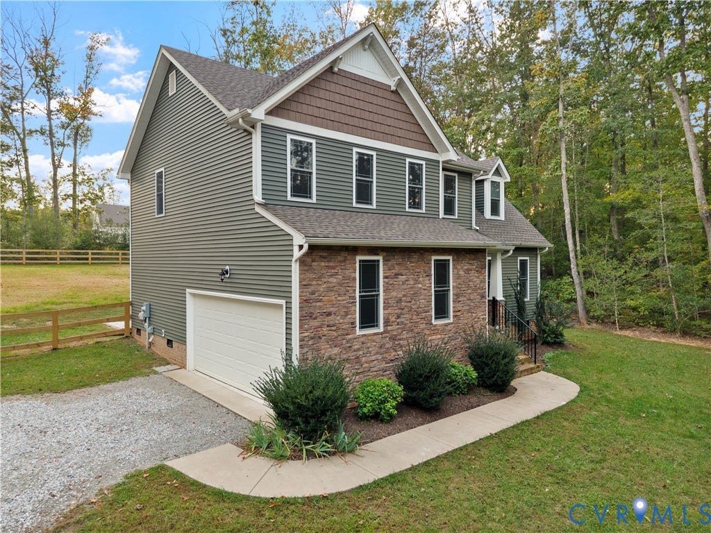 2953 Preston Park Court, Western Goochland County, Goochland, VA 23153 Stone and siding exterior with a pitched roof