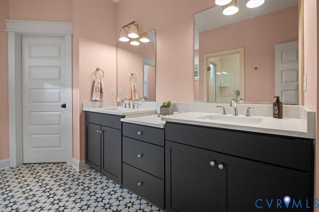 4703 Kingshire Drive, Providence Forge, VA 23140 Double Vanity, tile floors