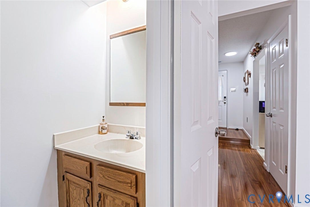 Downstairs half bath