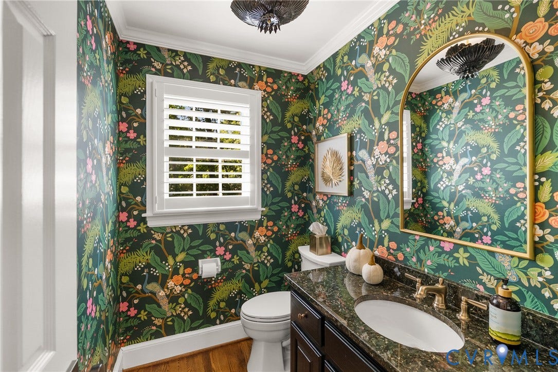 200 Ruggles Place, Tuckahoe, Henrico, VA 23229 First level powder room