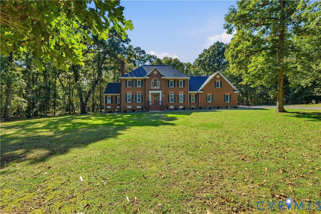 2611 Glenalmond Court, Powhatan, VA 23139 Stately brick situated on 3 private acres.