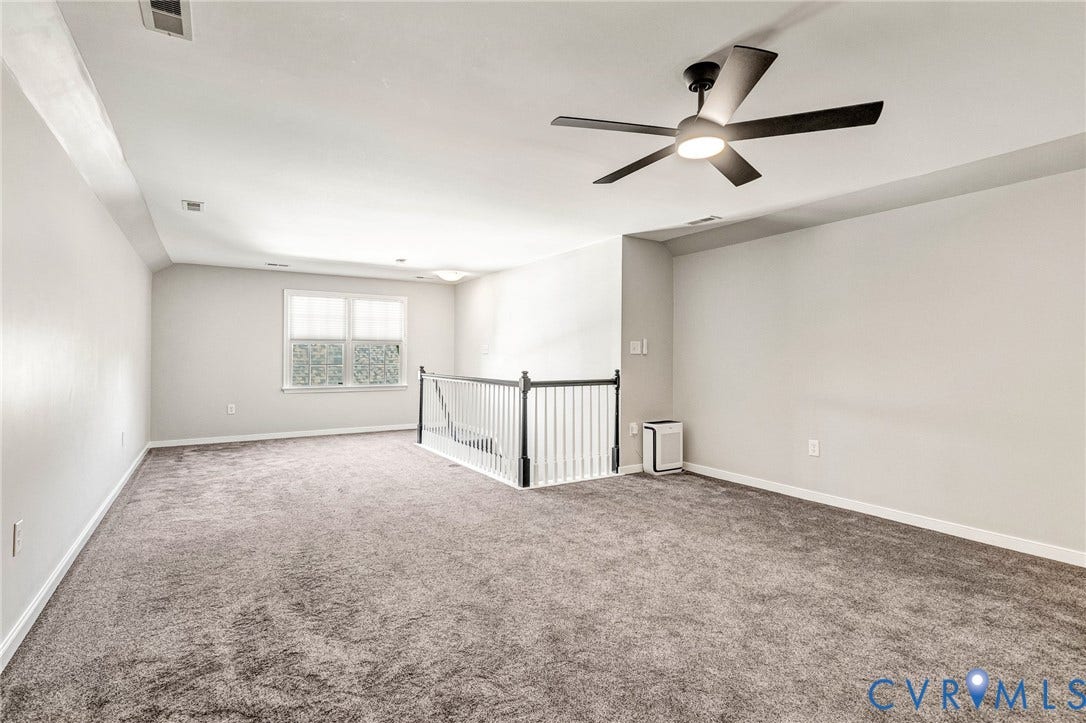 12012 Wheat Ridge Court, Chappell Ridge, Glen Allen, VA 23059 Finished 3rd Floor/Bonus Room
