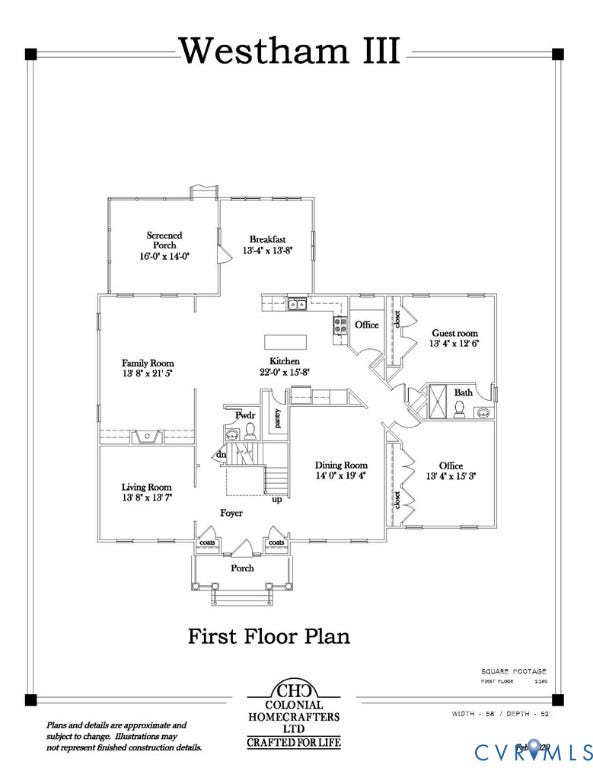 9812 Brooks Hall Place, Henrico, VA 23238 Floor plan